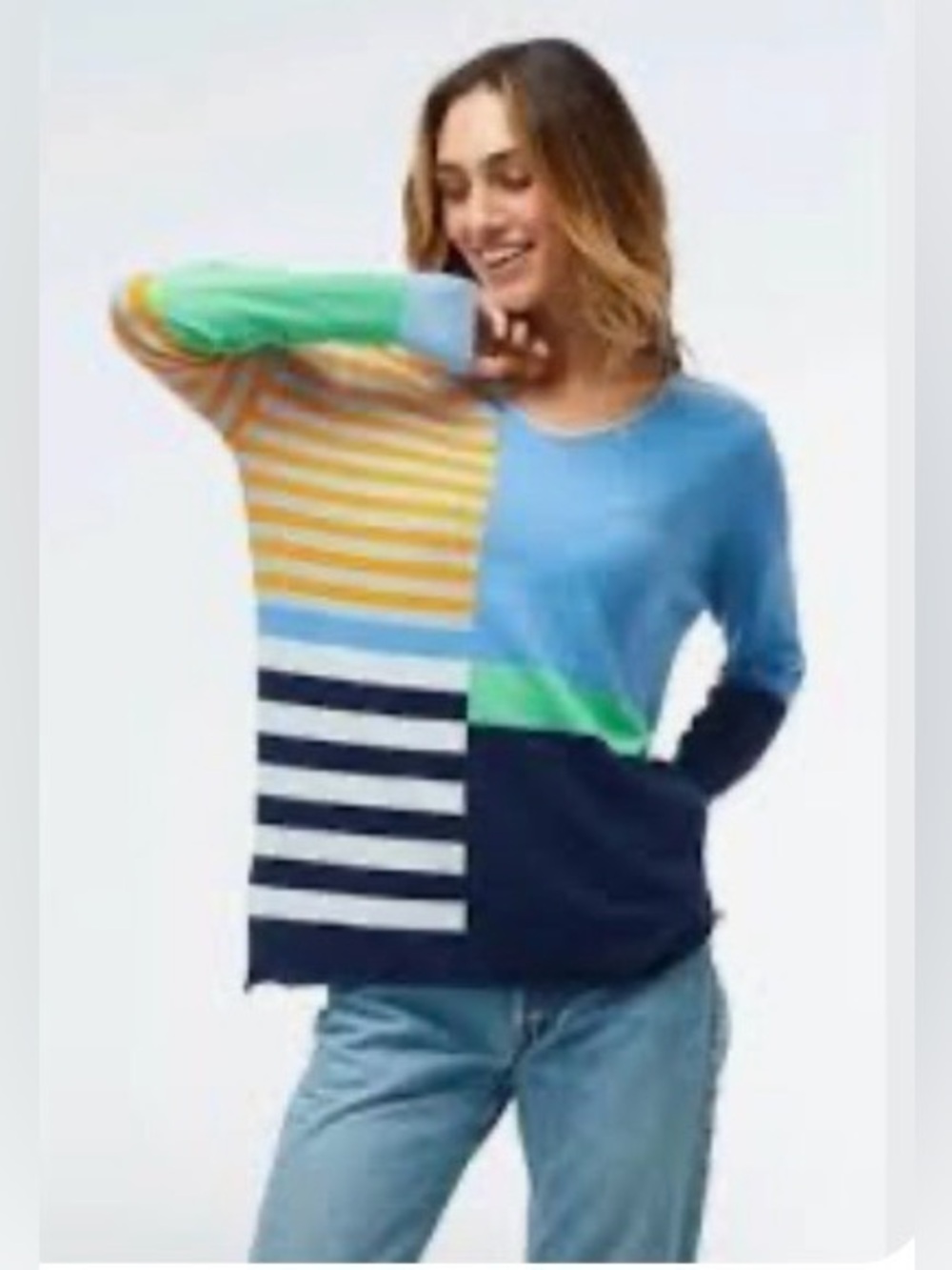 Zaket & Plover - Contrast Stripe Vee